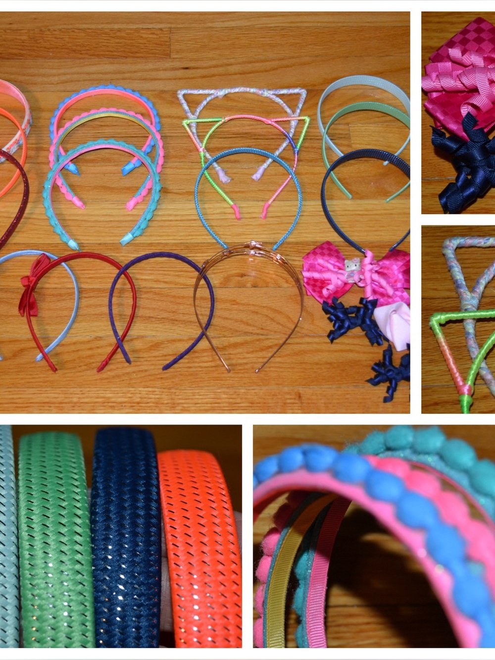 Lot of 20 youth girls Cat & Jack assorted headbands / hair accessories